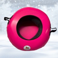 Şişme Kar Kızağı - Snow Tube - Şişme Kar Botu - Şişme Kar Kızağı / 70lik Kar Pembe Kızağı